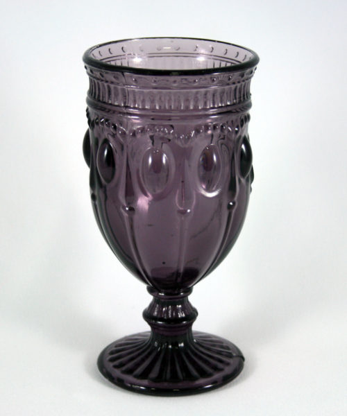 Vintage Can Can Goblet Amethyst